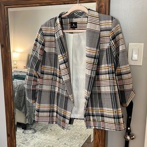 Plaid Blazer
